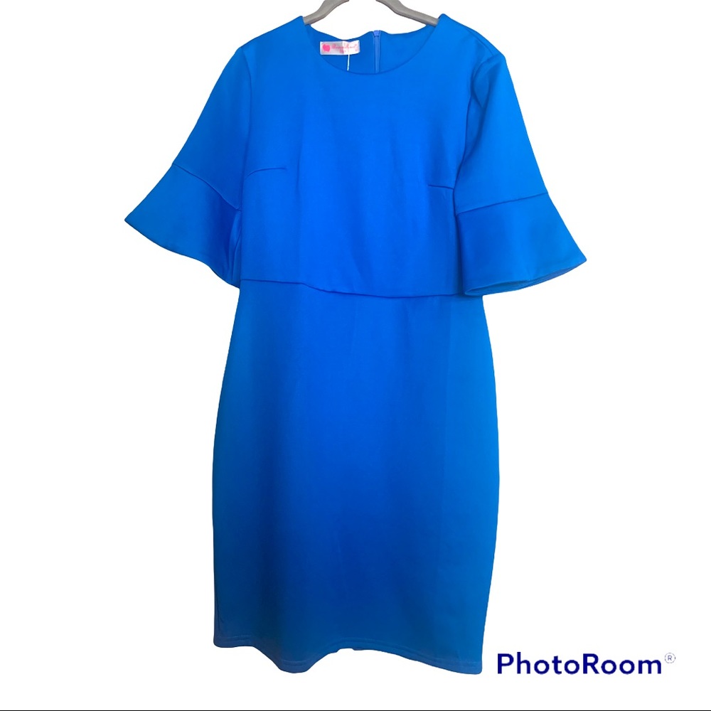 BUENOS NINOS-BLUE DRESS